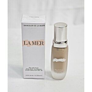LA MER The Soft Fluid Long Wear Foundation - SPF20, 1oz NIB Choose Shade